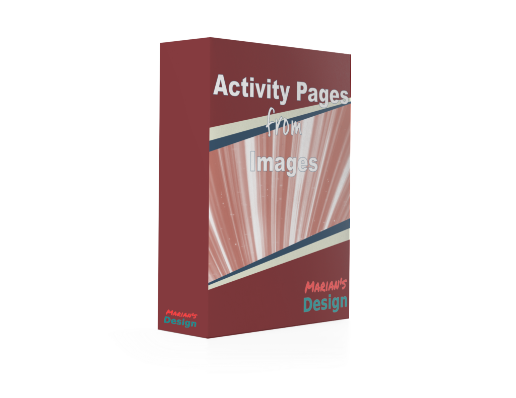 Activity Pages From Images - Marian's Designs